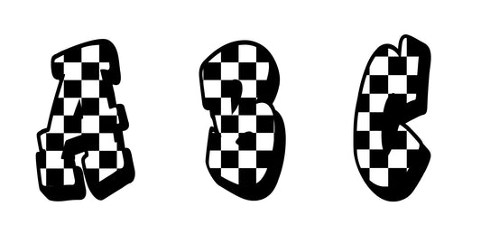 Black and White Checkered